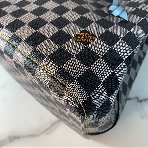 โSOLDโ Louis Vuitton NeoNoe Damier Black/White bucket LV bag Nicolas Ghesquiere - Picture 8 of 11